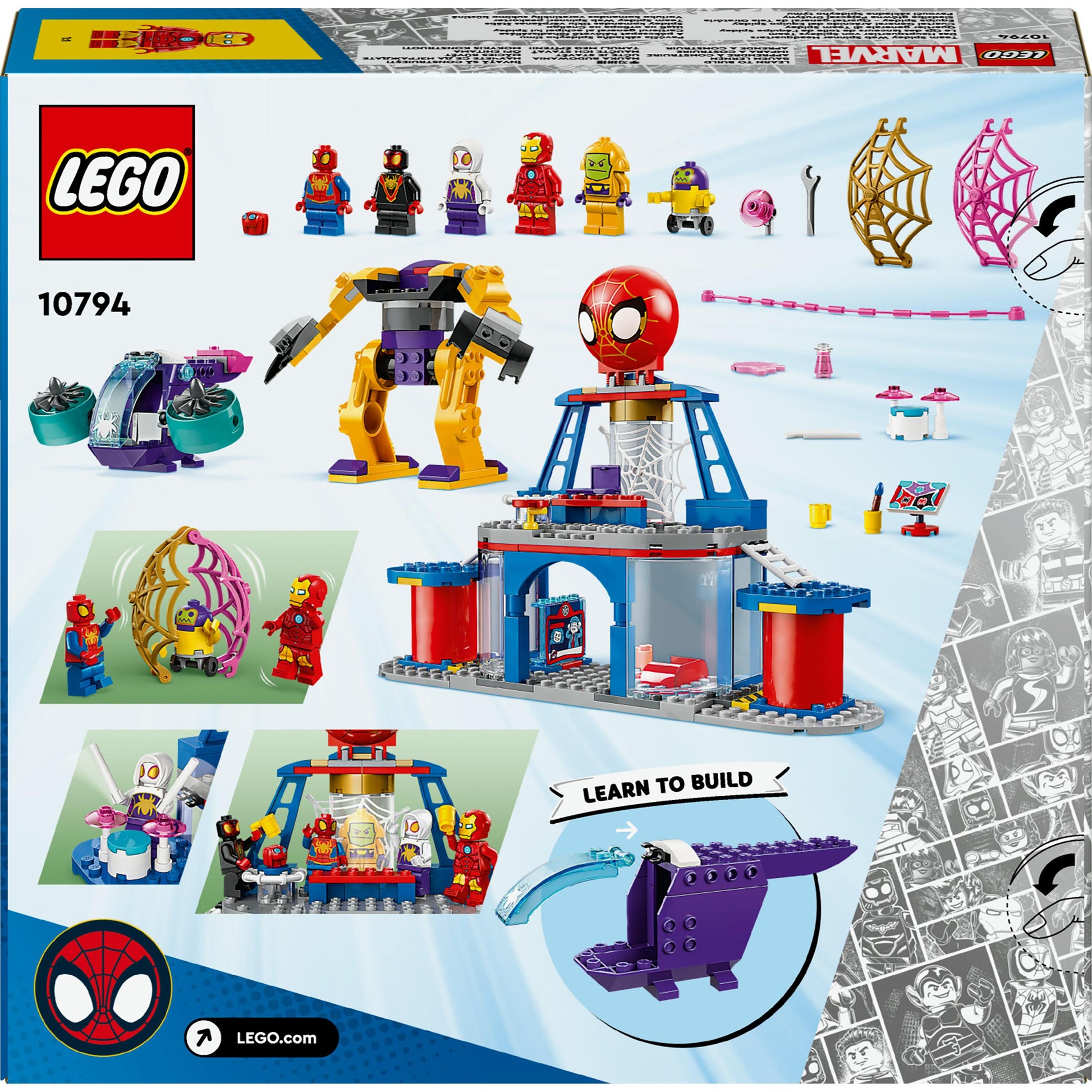 LEGO® 4+ Team Spidey Web Spinner Headquarters 10794