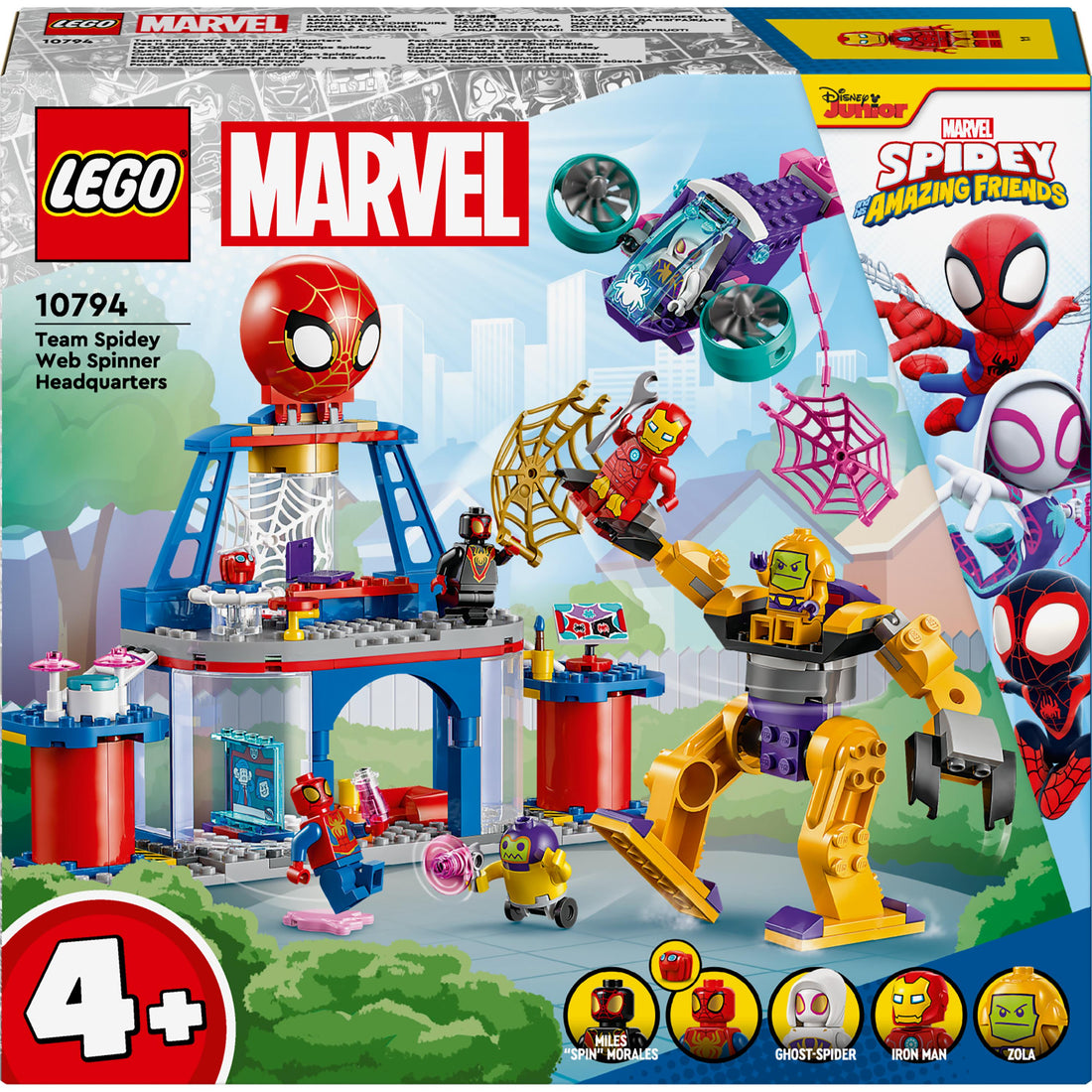 LEGO® 4+ Team Spidey Web Spinner Headquarters 10794