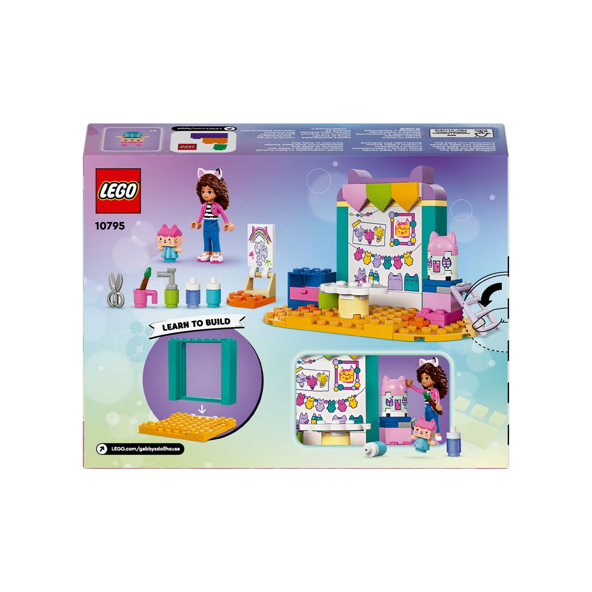 LEGO® 4+ Gabby’s Dollhouse Crafting with Baby Box Toy 10795