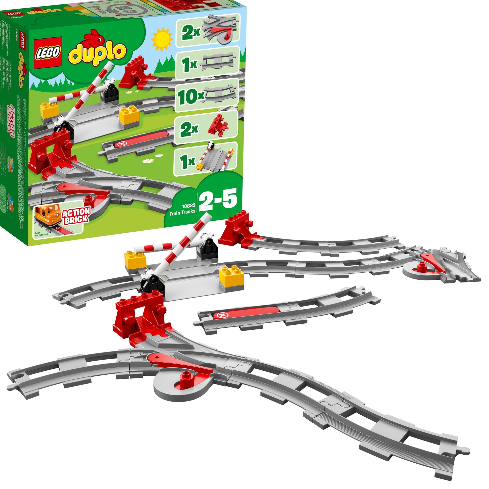 LEGO® DUPLO® Train Tracks 10882 Building Toy