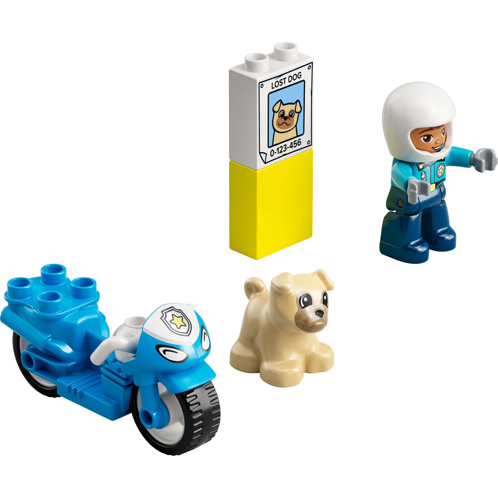 LEGO® DUPLO® Rescue Police Motorcycle 10967 Building Toy (5 Pieces)