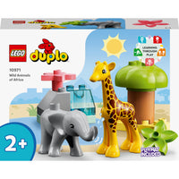 LEGO® DUPLO® Wild Animals of Africa 10971 Building Toy (10 Pieces)