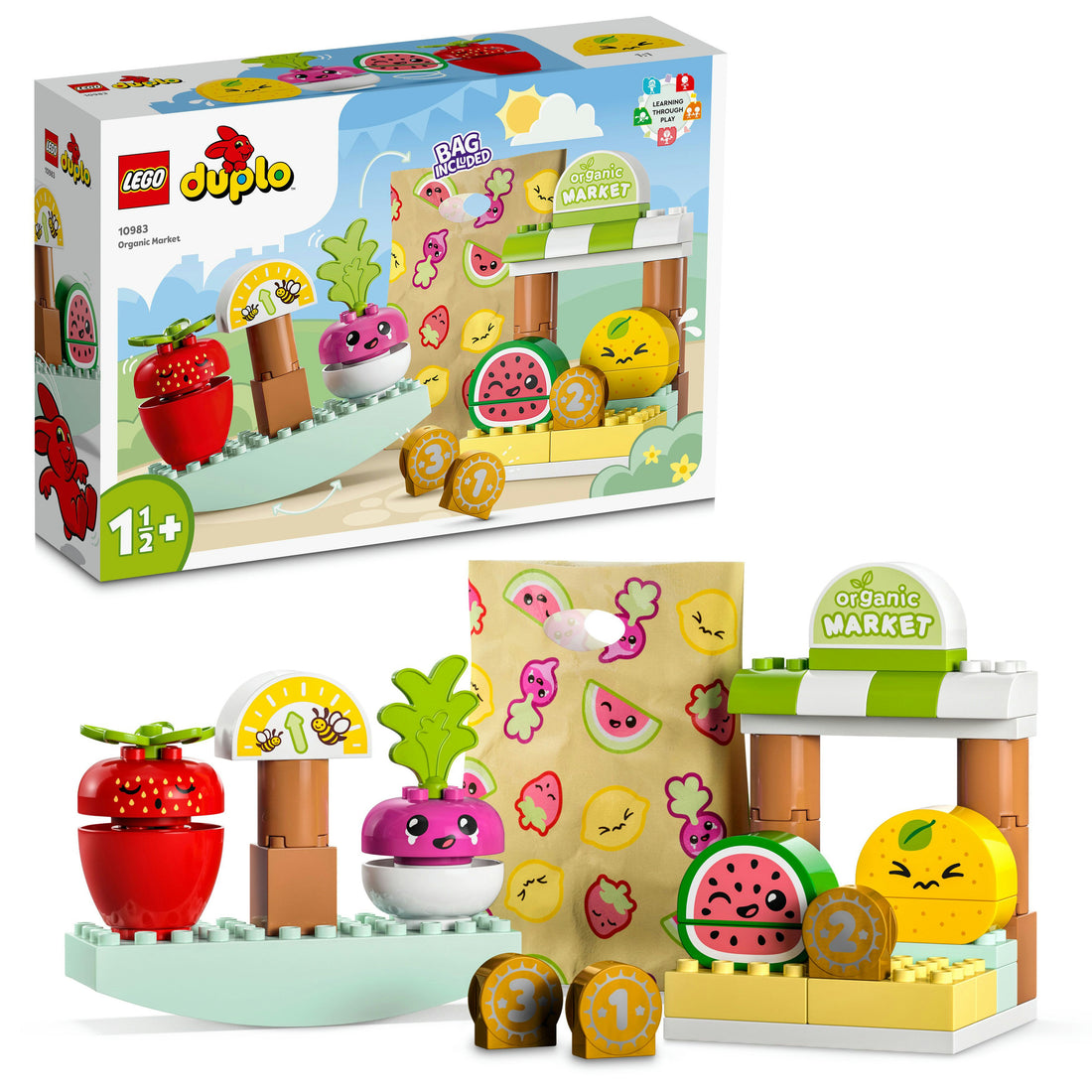 LEGO® DUPLO® My First Organic Market 10983 Building Toy Set (40 Pieces)