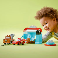 LEGO® DUPLO® | Disney and Pixar’s Cars Lightning McQueen & Mater’s Car Wash Fun 10996 (29 Pieces)