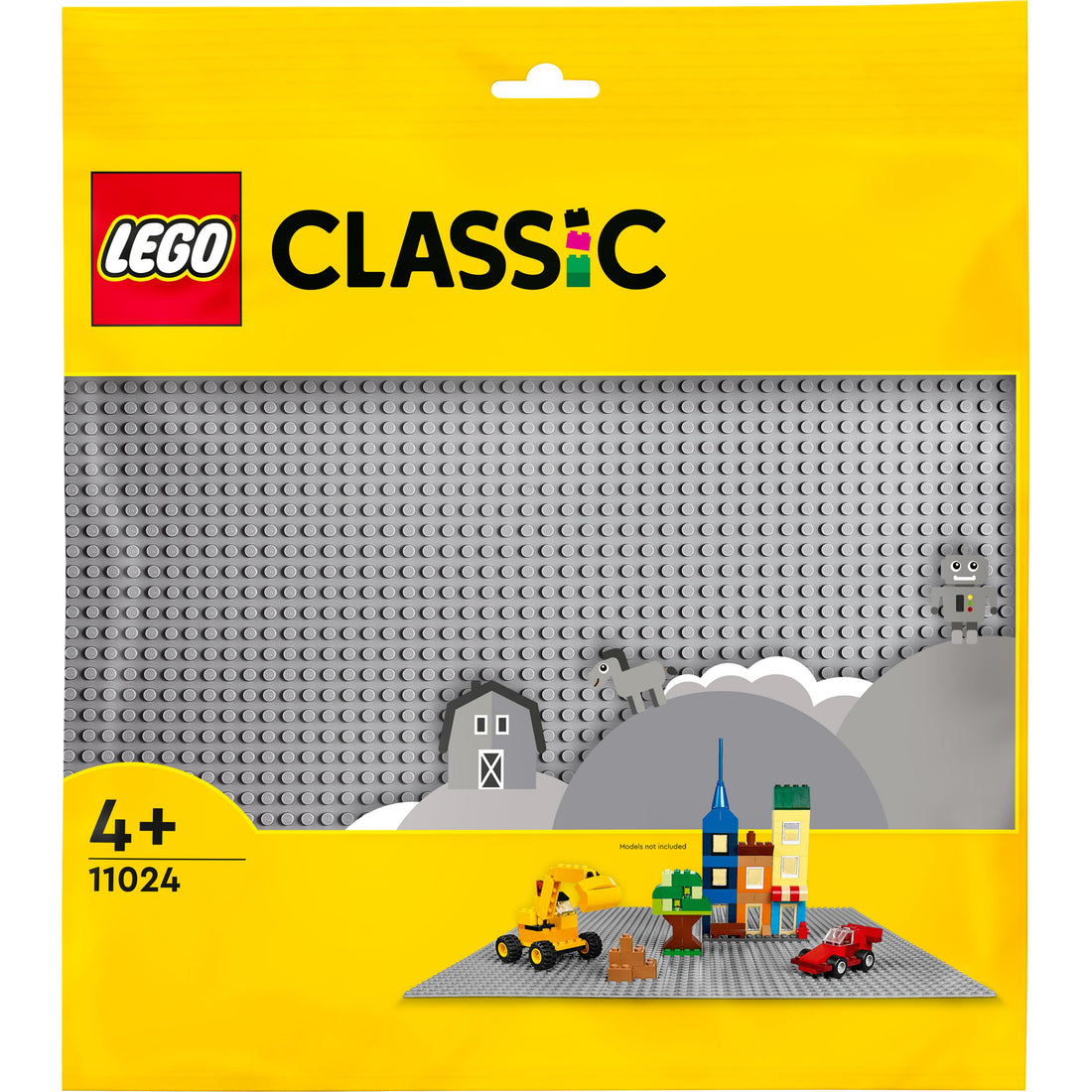 LEGO® Classic Grey Baseplate 11024 Building Kit for Kids (1 Piece)