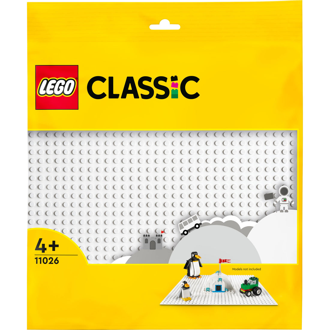 LEGO® Classic White Baseplate 11026 Building Kit for Kids (1 Piece)