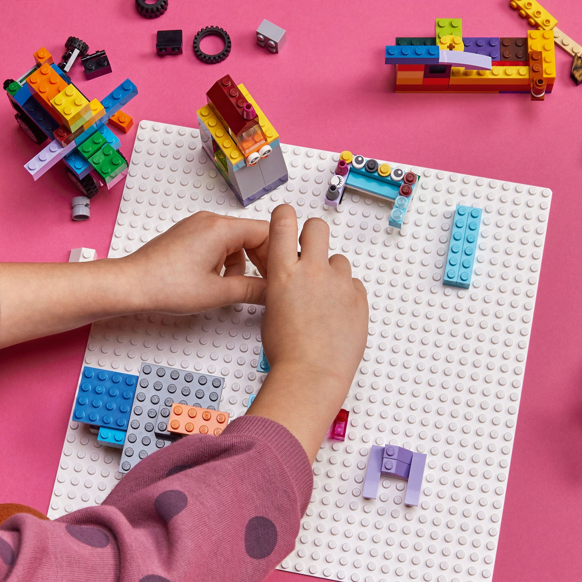 LEGO® Classic White Baseplate 11026 Building Kit for Kids (1 Piece)