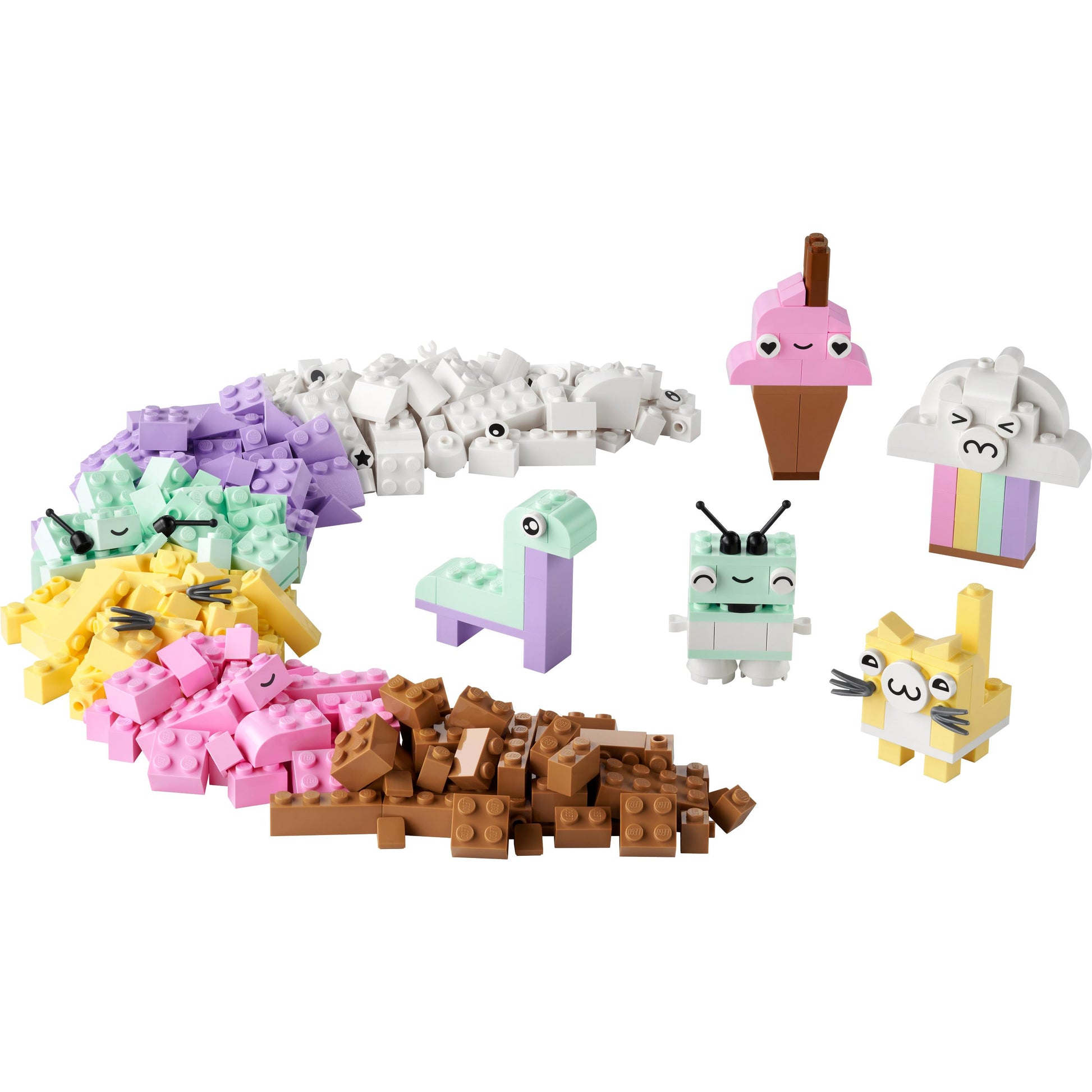 LEGO® Classic Creative Pastel Fun 11028 Building Toy Set (333 Pieces)