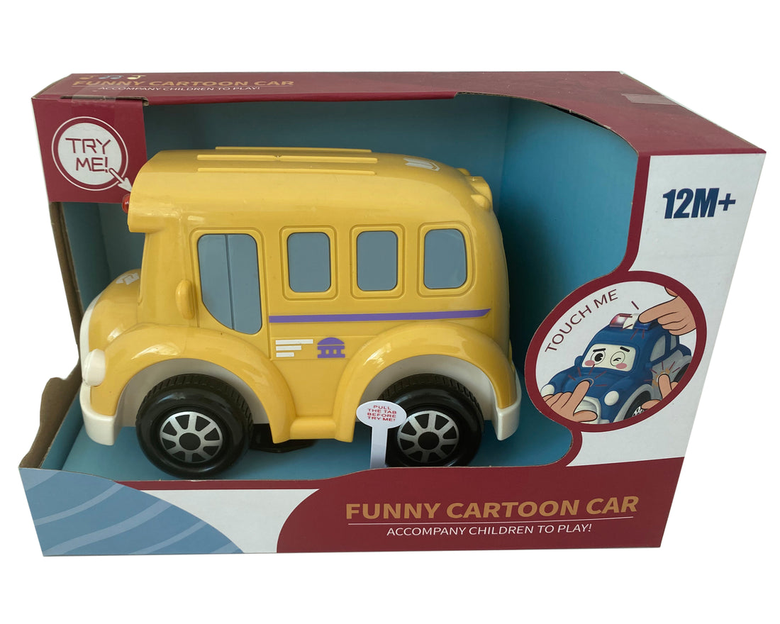 Rocking School Bus W/Music, Light