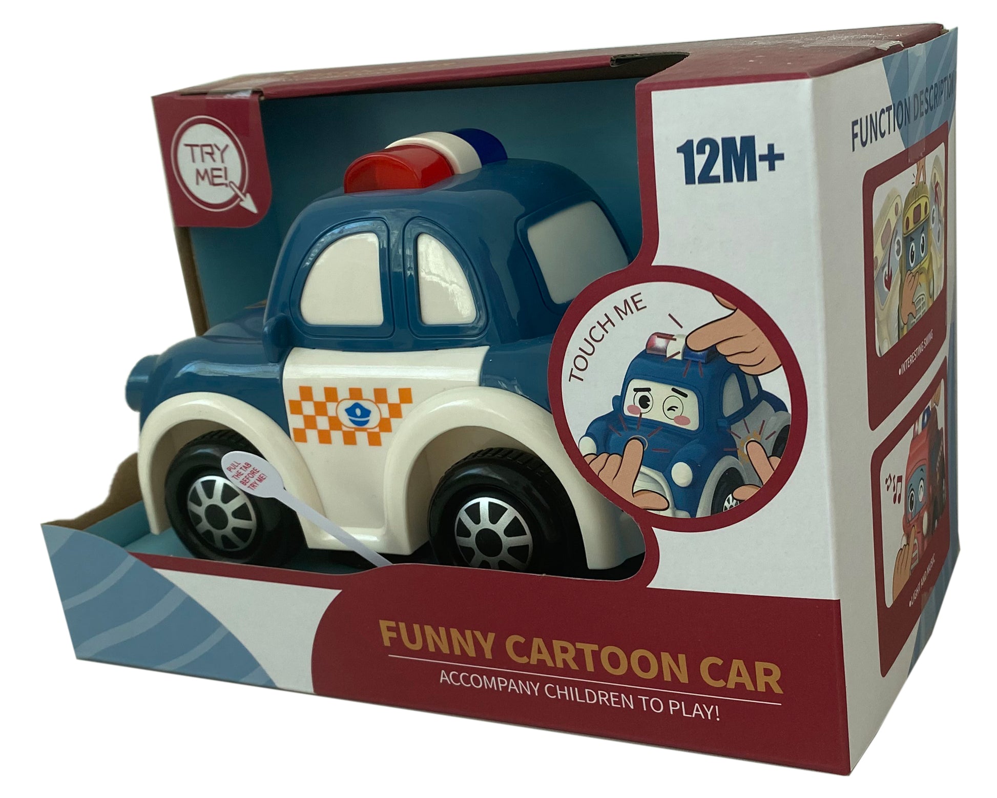 Rocking  Police Car with Music, Light