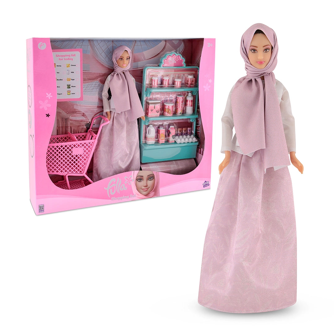 مجموعة عربة التسوّق من فلة