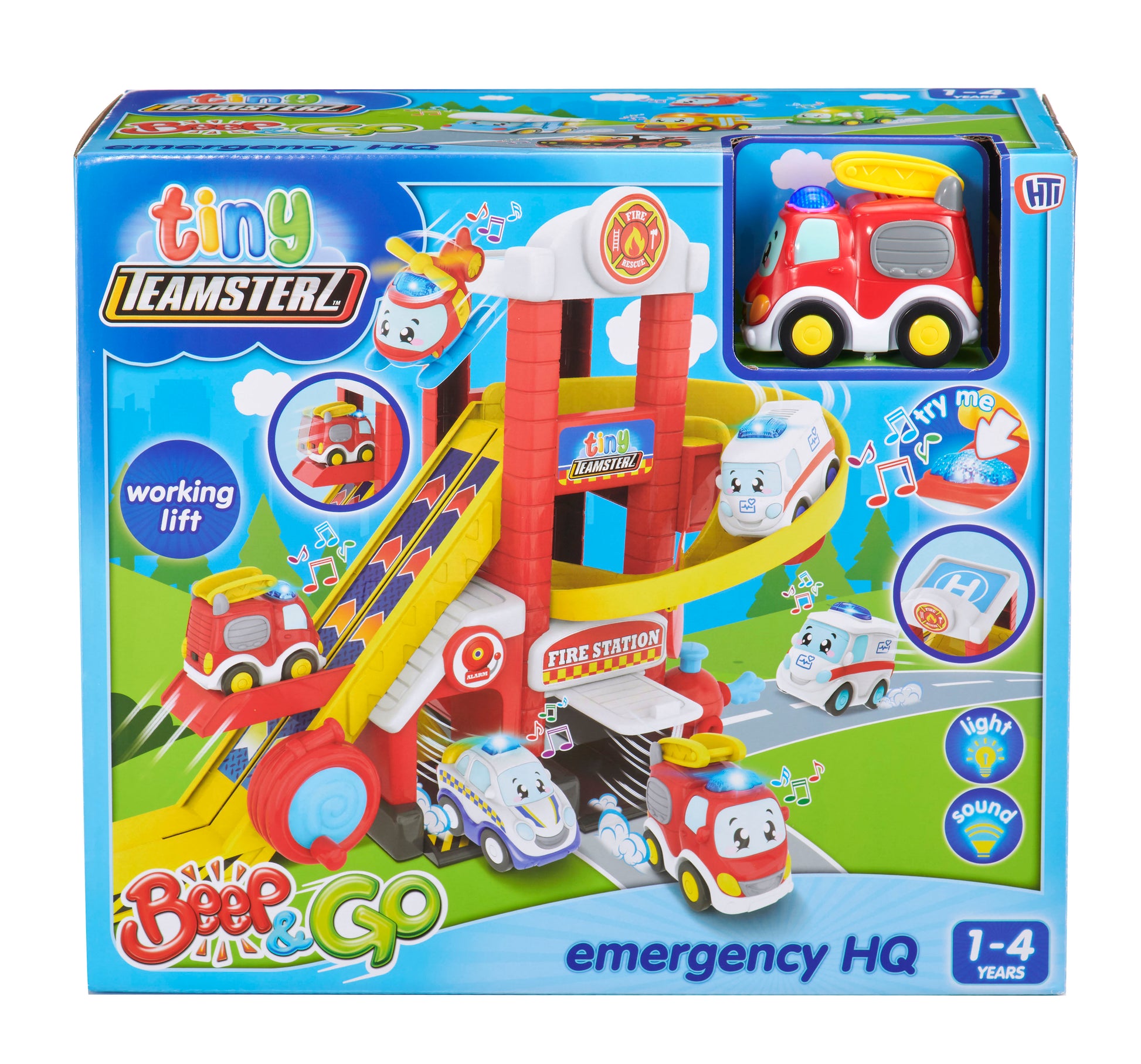 TEAMSTERZ T/T Beep & Go Emergency HQ + 1 Car