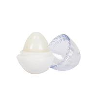 Lukky Lip Balm w/ Glitter Egg Shaped 0.35Oz (Shimmering Pearl)