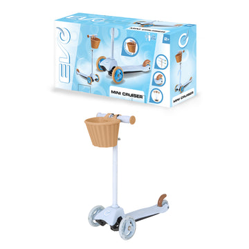 EVO Mini Cruiser with Basket - Sky Blue