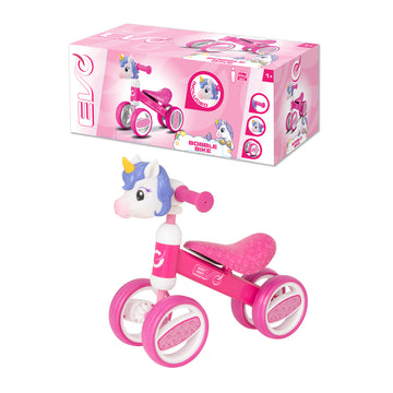 EVO Character Head Bobble Bike - Unicorn
