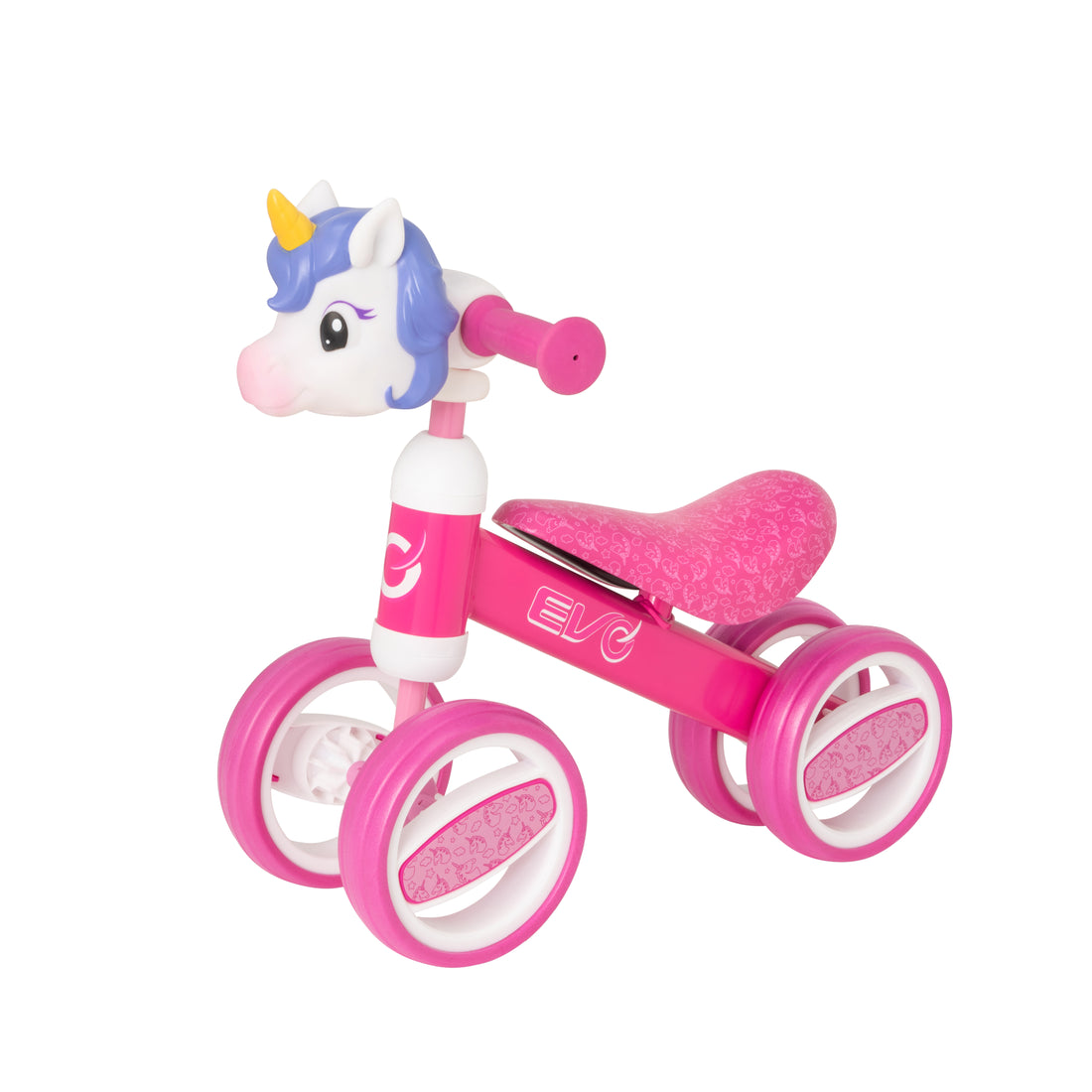 EVO Character Head Bobble Bike - Unicorn
