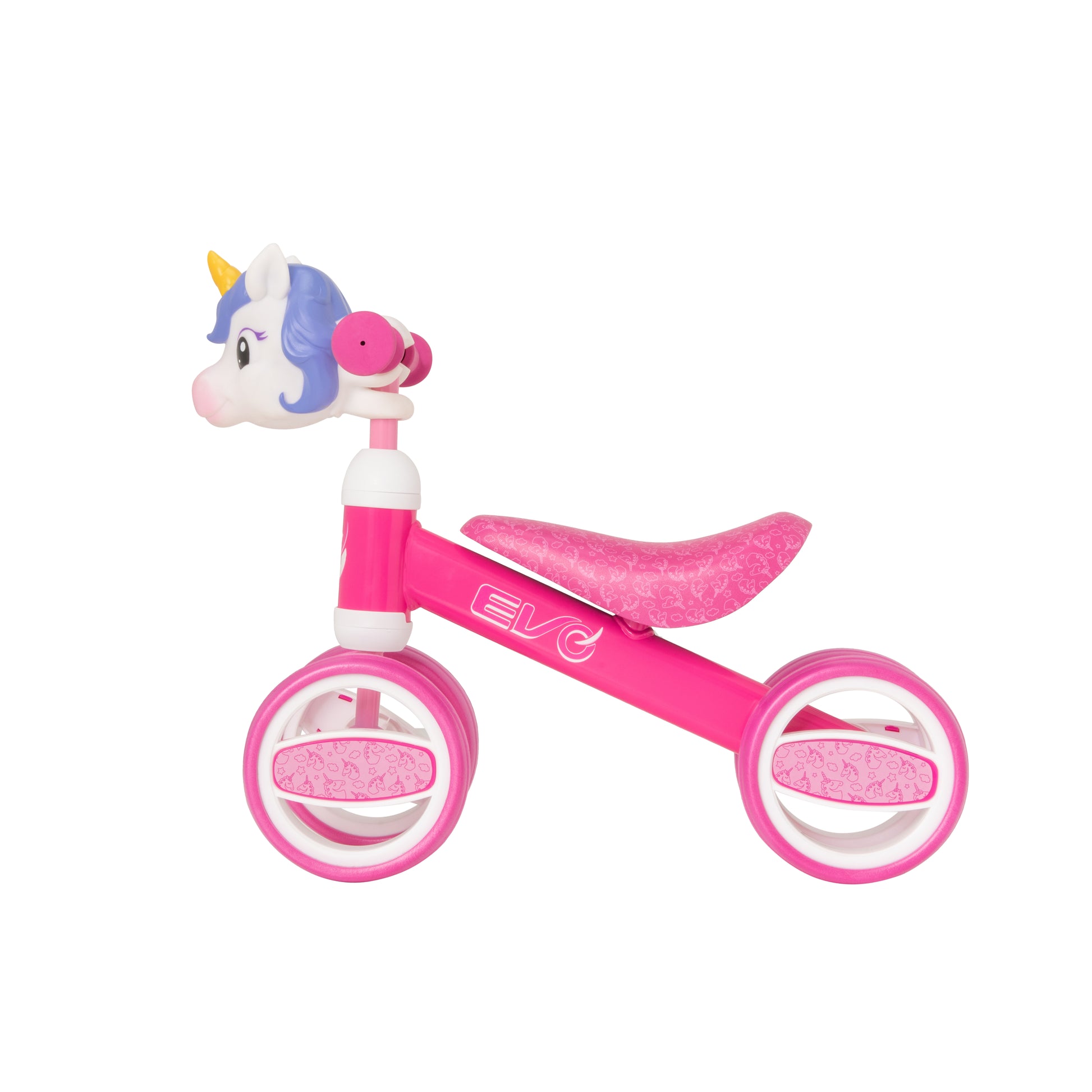 EVO Character Head Bobble Bike - Unicorn