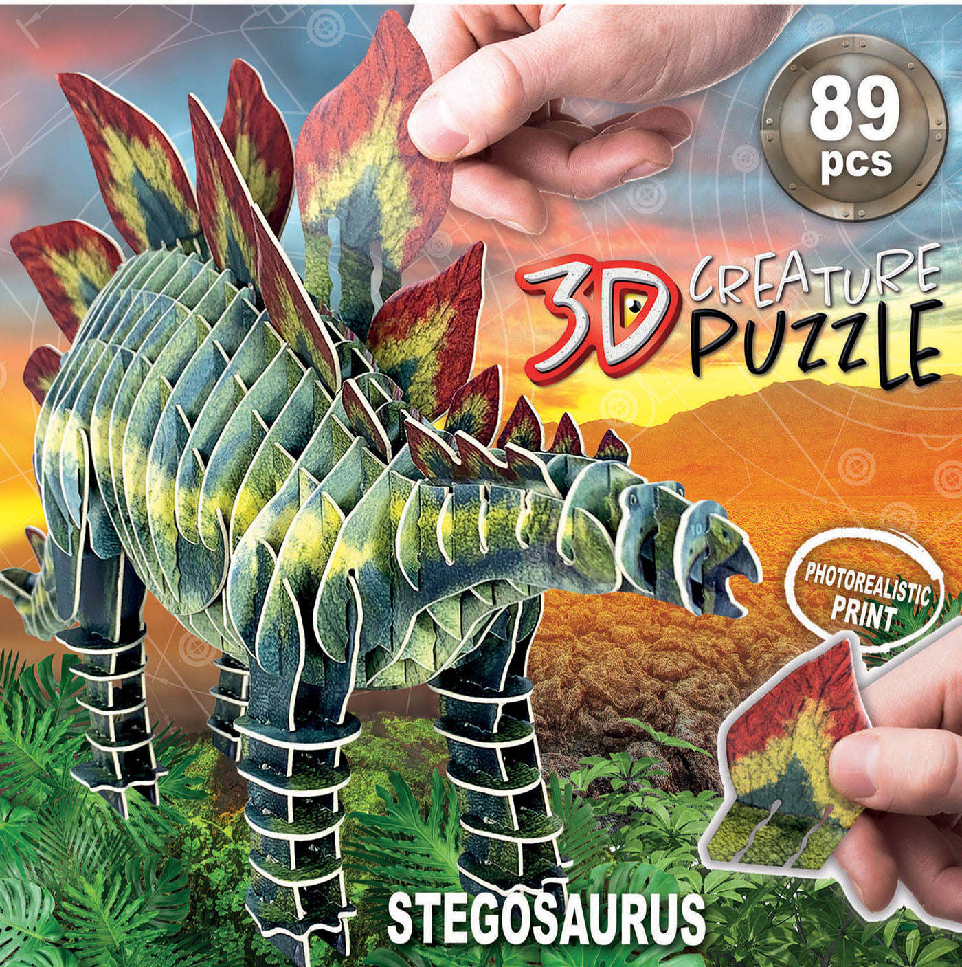 STEGOSAURUS 3D CREATURE PUZZLE