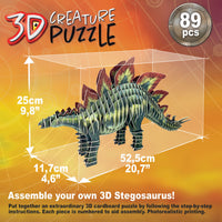 STEGOSAURUS 3D CREATURE PUZZLE