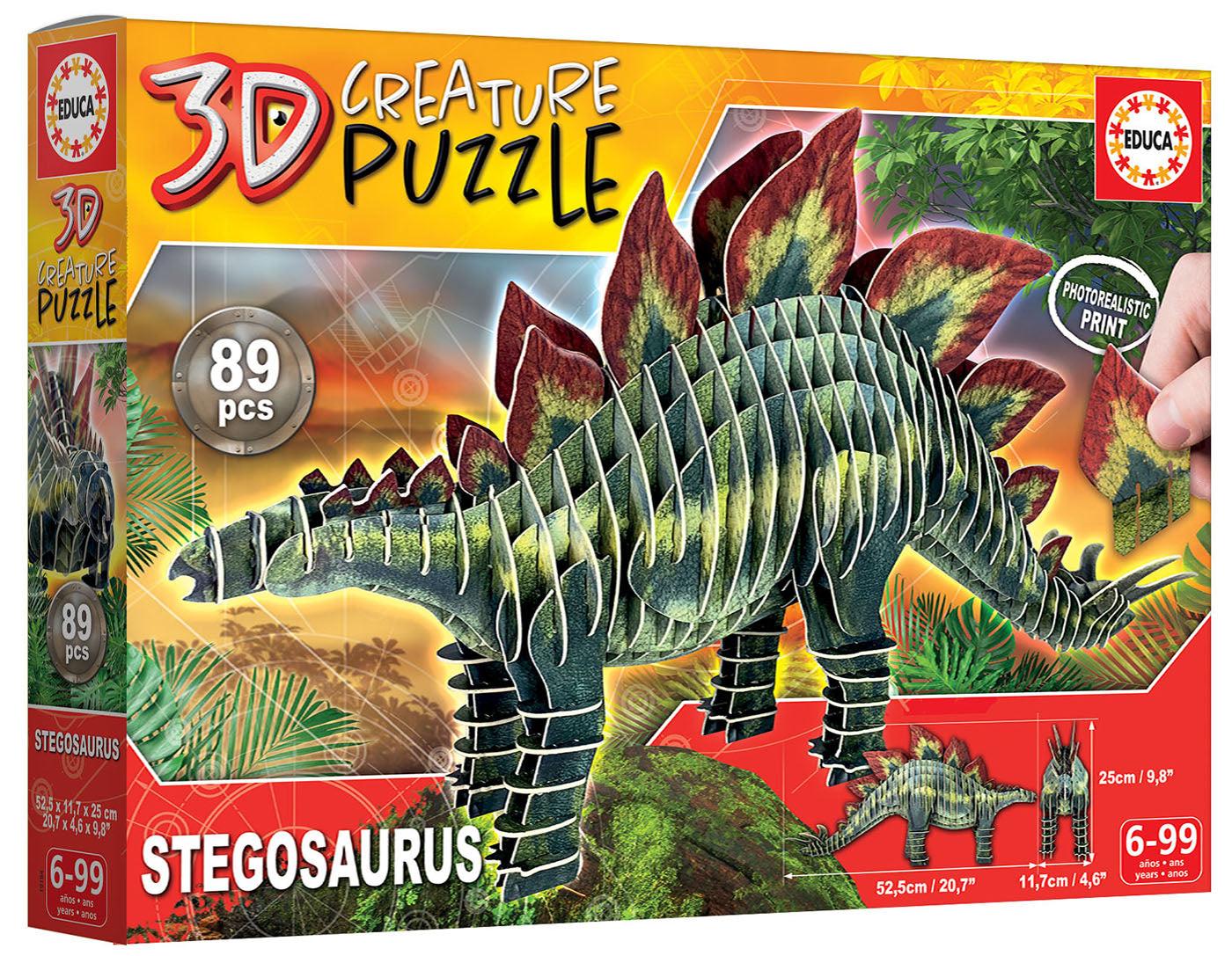 STEGOSAURUS 3D CREATURE PUZZLE