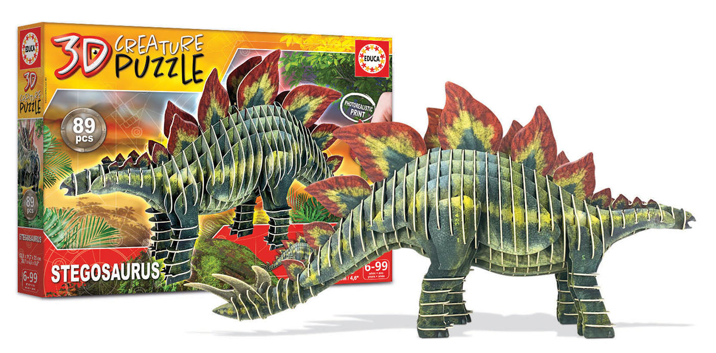 STEGOSAURUS 3D CREATURE PUZZLE