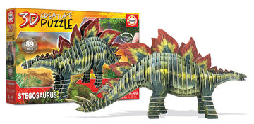 STEGOSAURUS 3D CREATURE PUZZLE