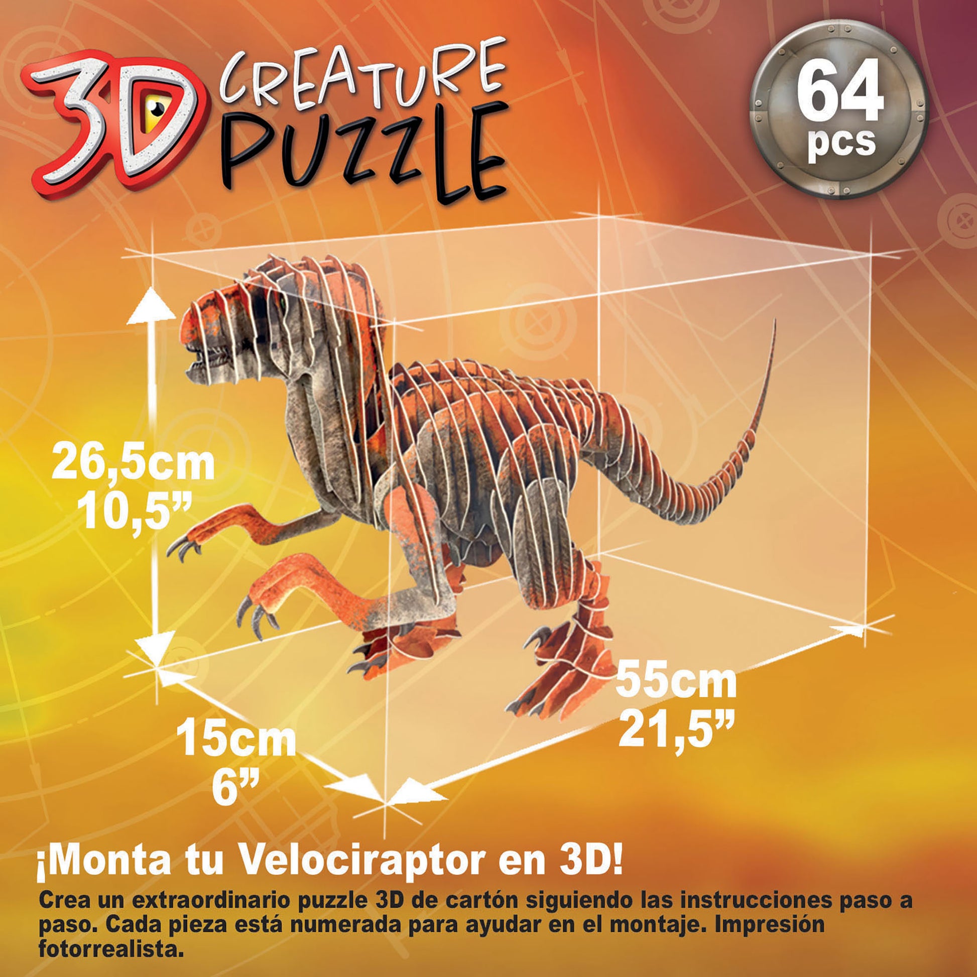 64 EDUCATIONAL CREATURE PUZZLE