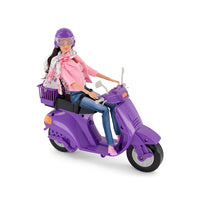 Fulla Doll with Purple Motorbike Set