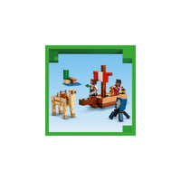 LEGO® Minecraft® The Pirate Ship Voyage Boat Playset 21259