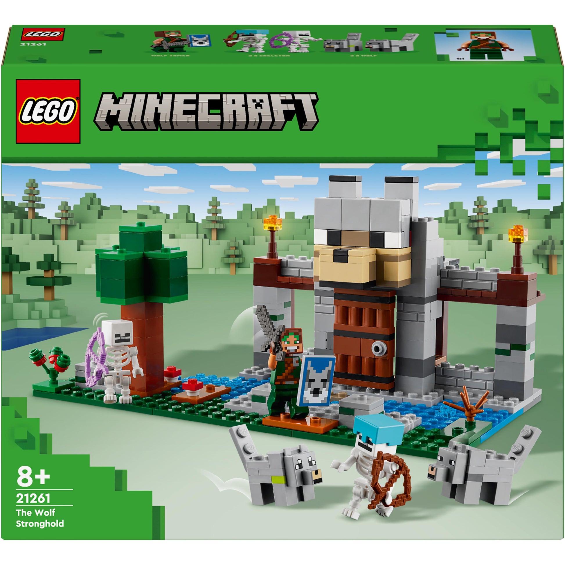 LEGO® Minecraft® The Wolf Stronghold Fortress Playset 21261