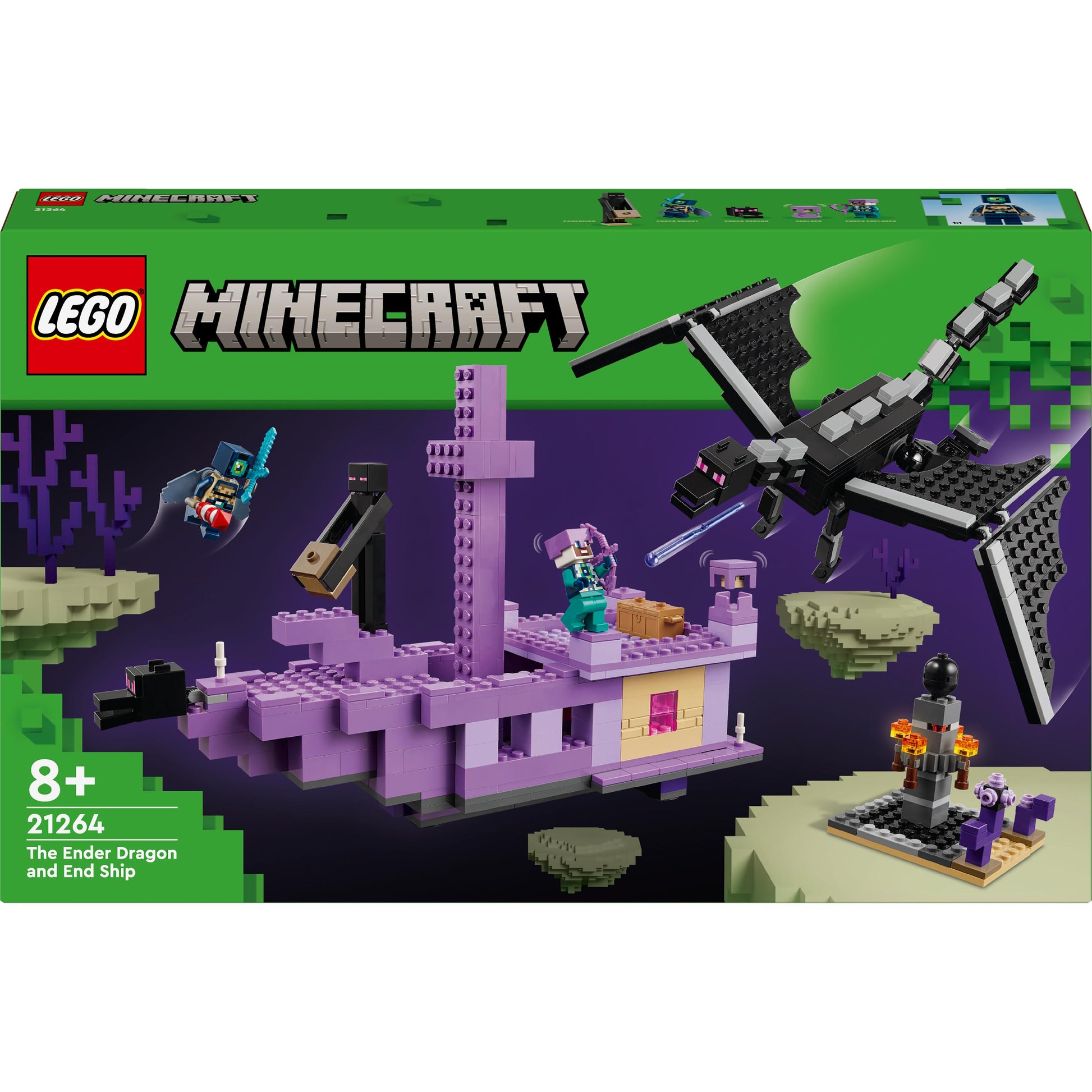 LEGO® Minecraft® The Ender Dragon and End Ship Toy 21264