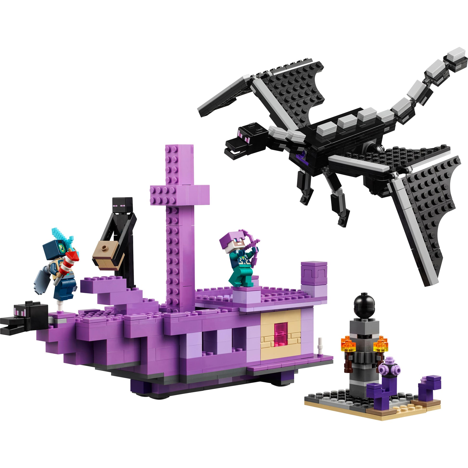 LEGO® Minecraft® The Ender Dragon and End Ship Toy 21264