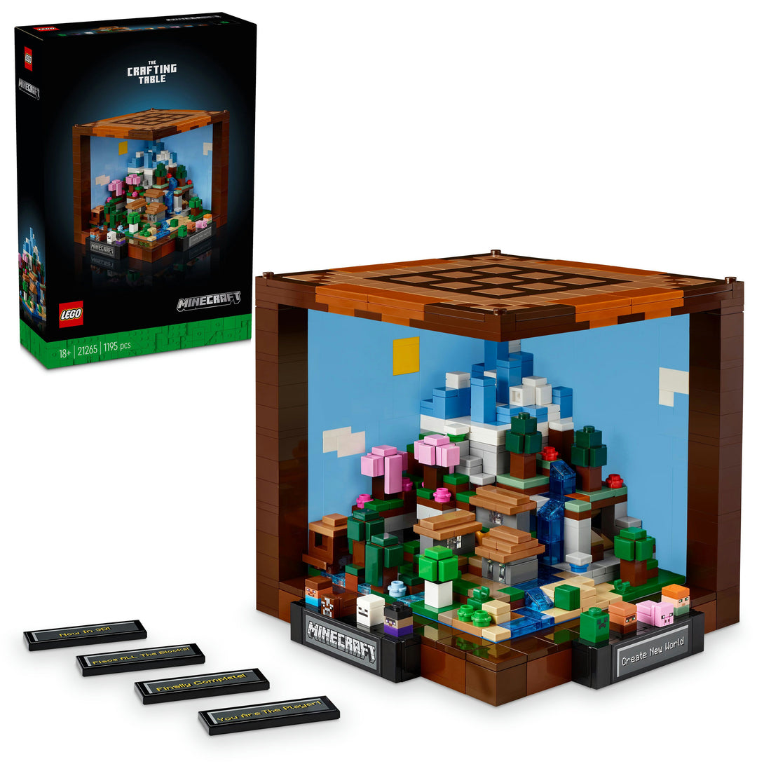 طاولة الأشغال الحرفية من ®LEGO® Minecraft  للبالغين 21265