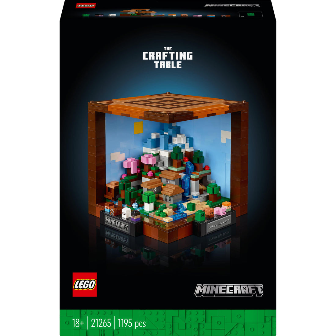 طاولة الأشغال الحرفية من ®LEGO® Minecraft  للبالغين 21265