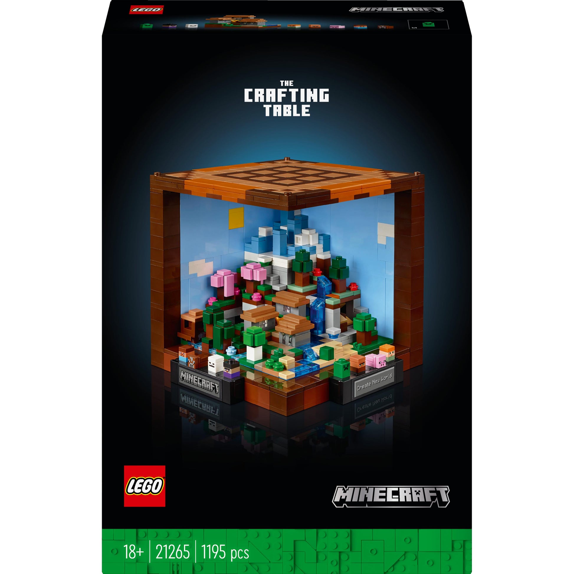 طاولة الأشغال الحرفية من ®LEGO® Minecraft  للبالغين 21265