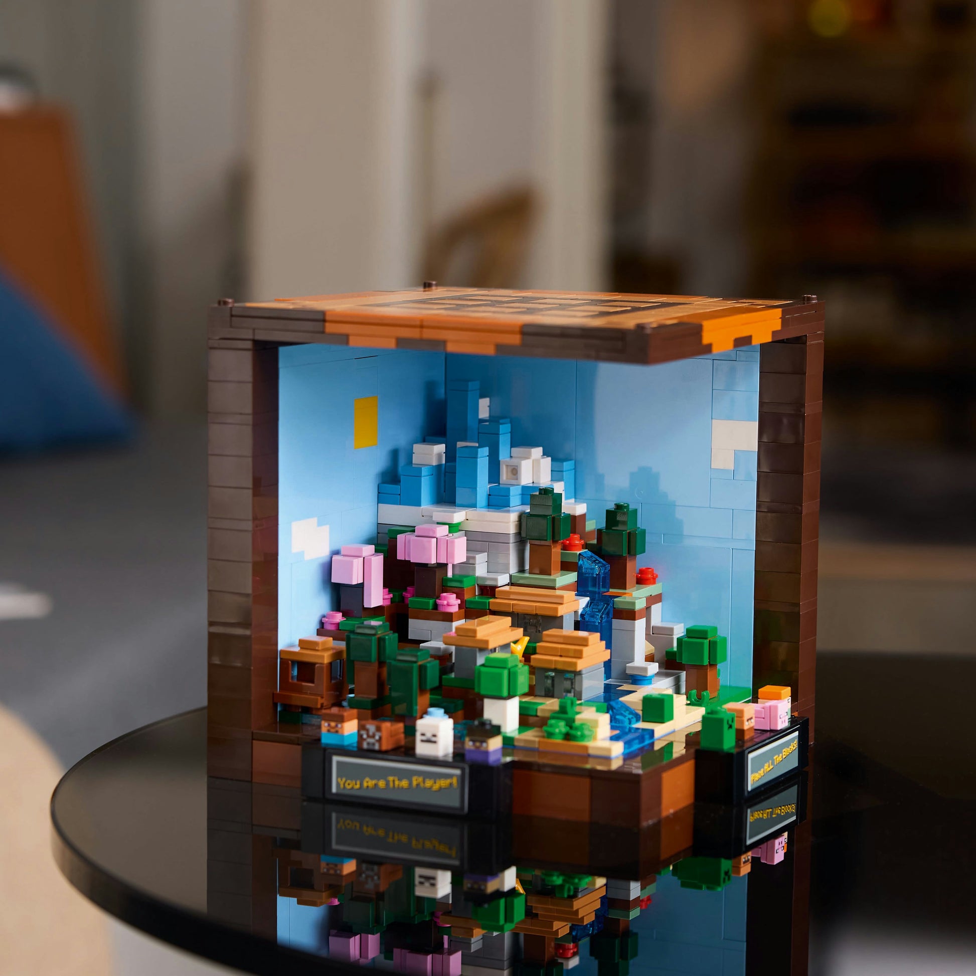 طاولة الأشغال الحرفية من ®LEGO® Minecraft  للبالغين 21265