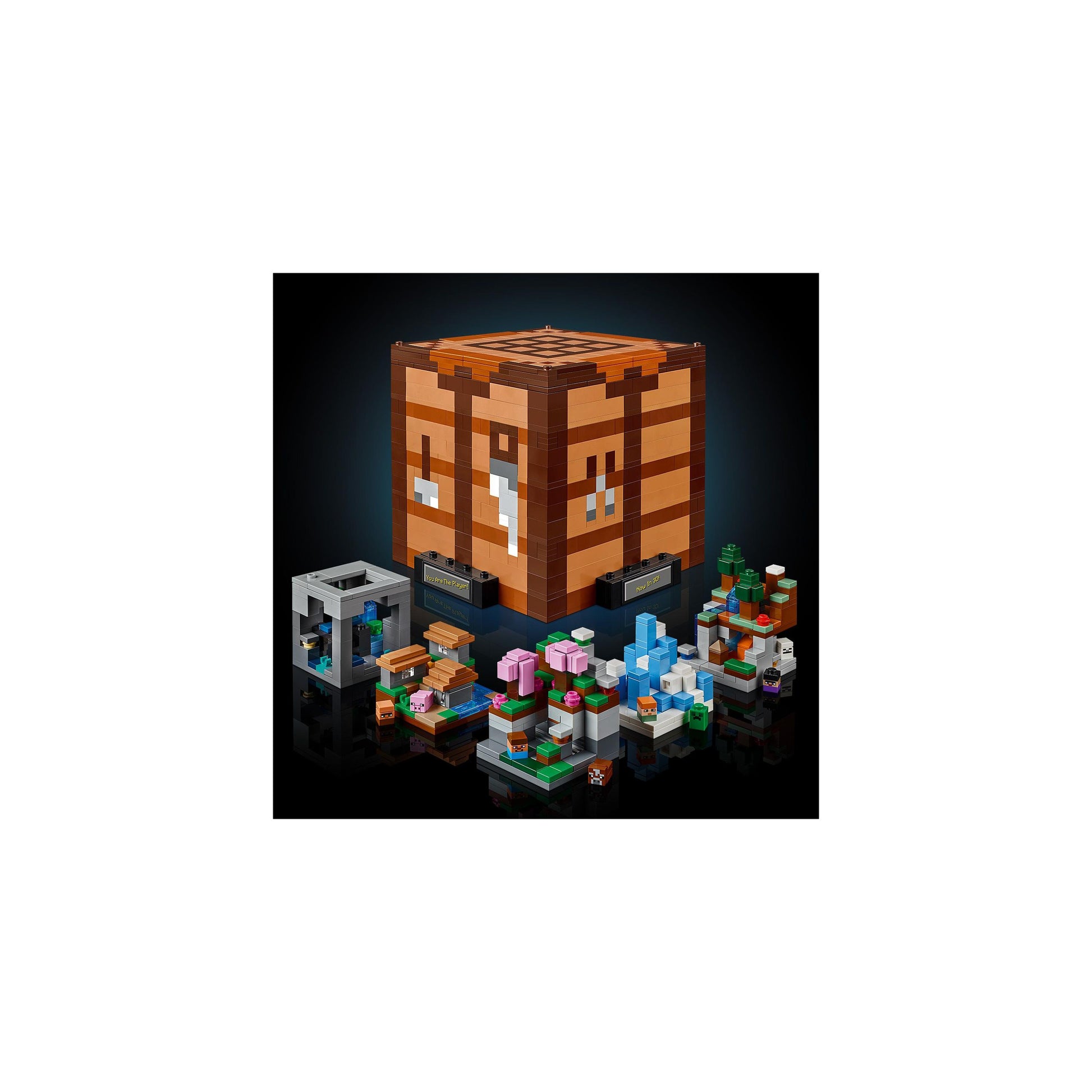 طاولة الأشغال الحرفية من ®LEGO® Minecraft  للبالغين 21265