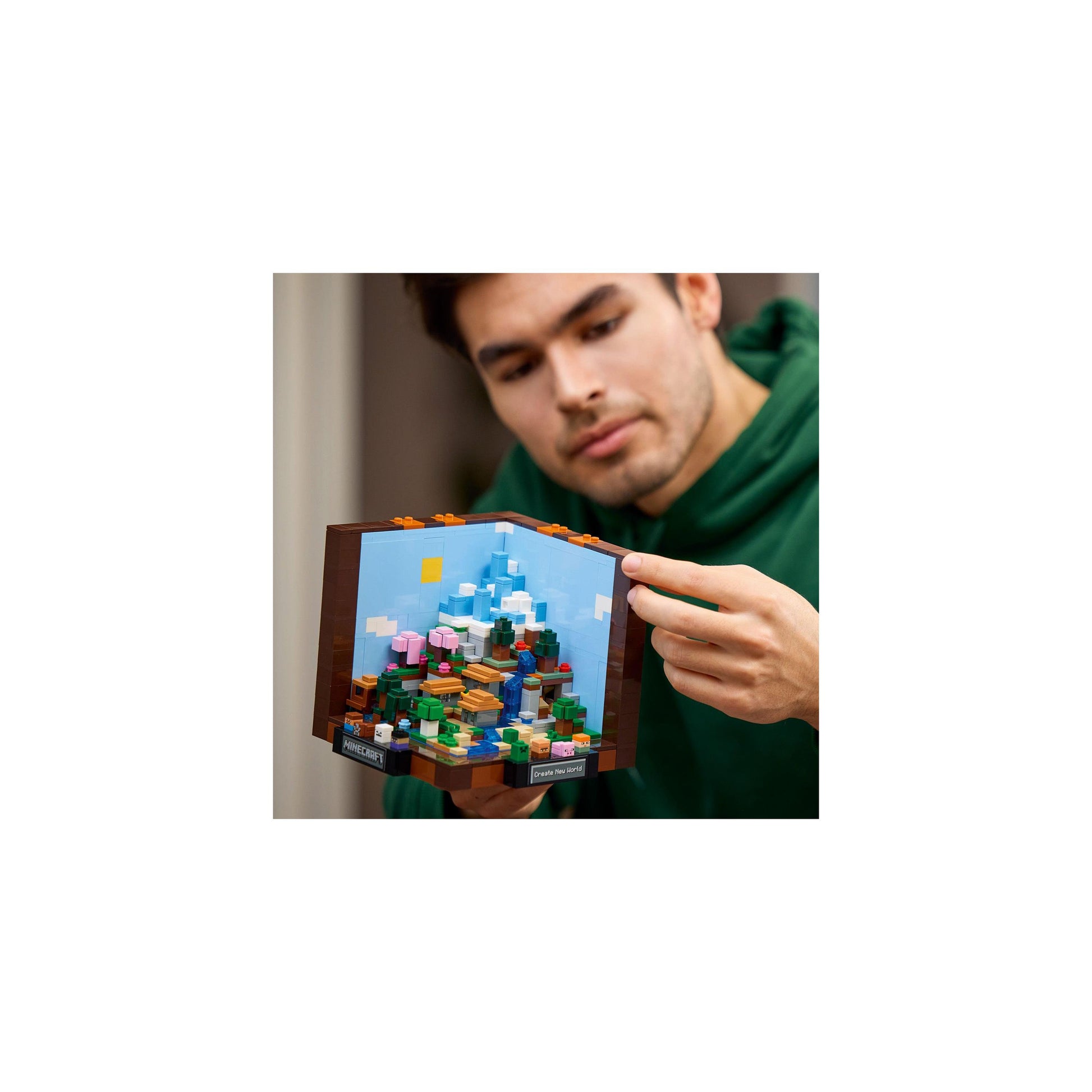 طاولة الأشغال الحرفية من ®LEGO® Minecraft  للبالغين 21265