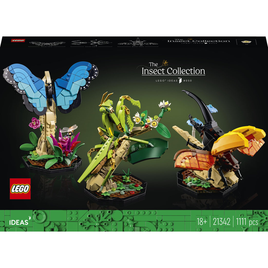 مجموعة الحشرات 21342 للبالغين من LEGO® Ideas (1111 قطعة)
