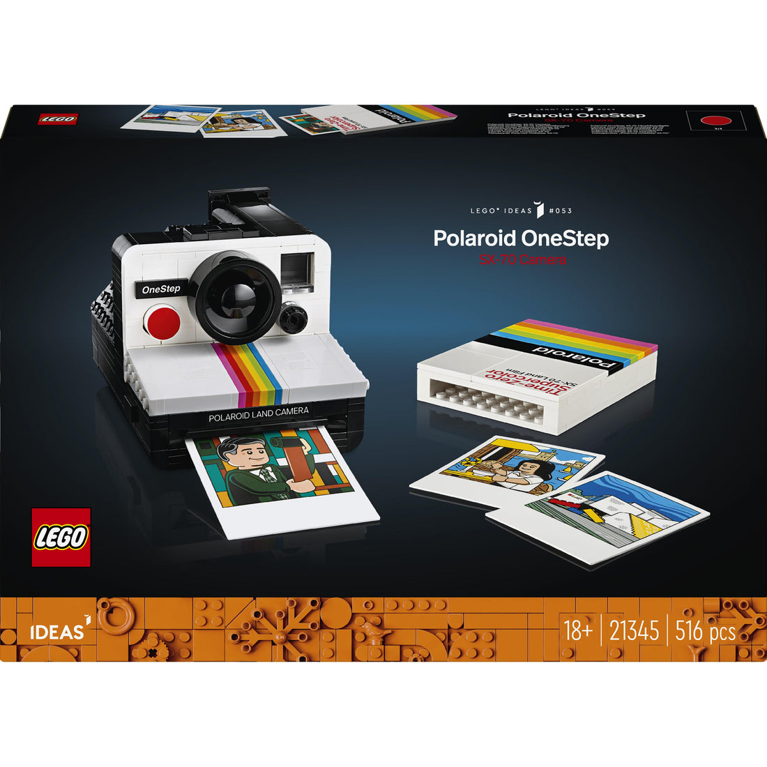 كاميرا Polaroid OneStep SX-70‏ 21345 من LEGO® Ideas