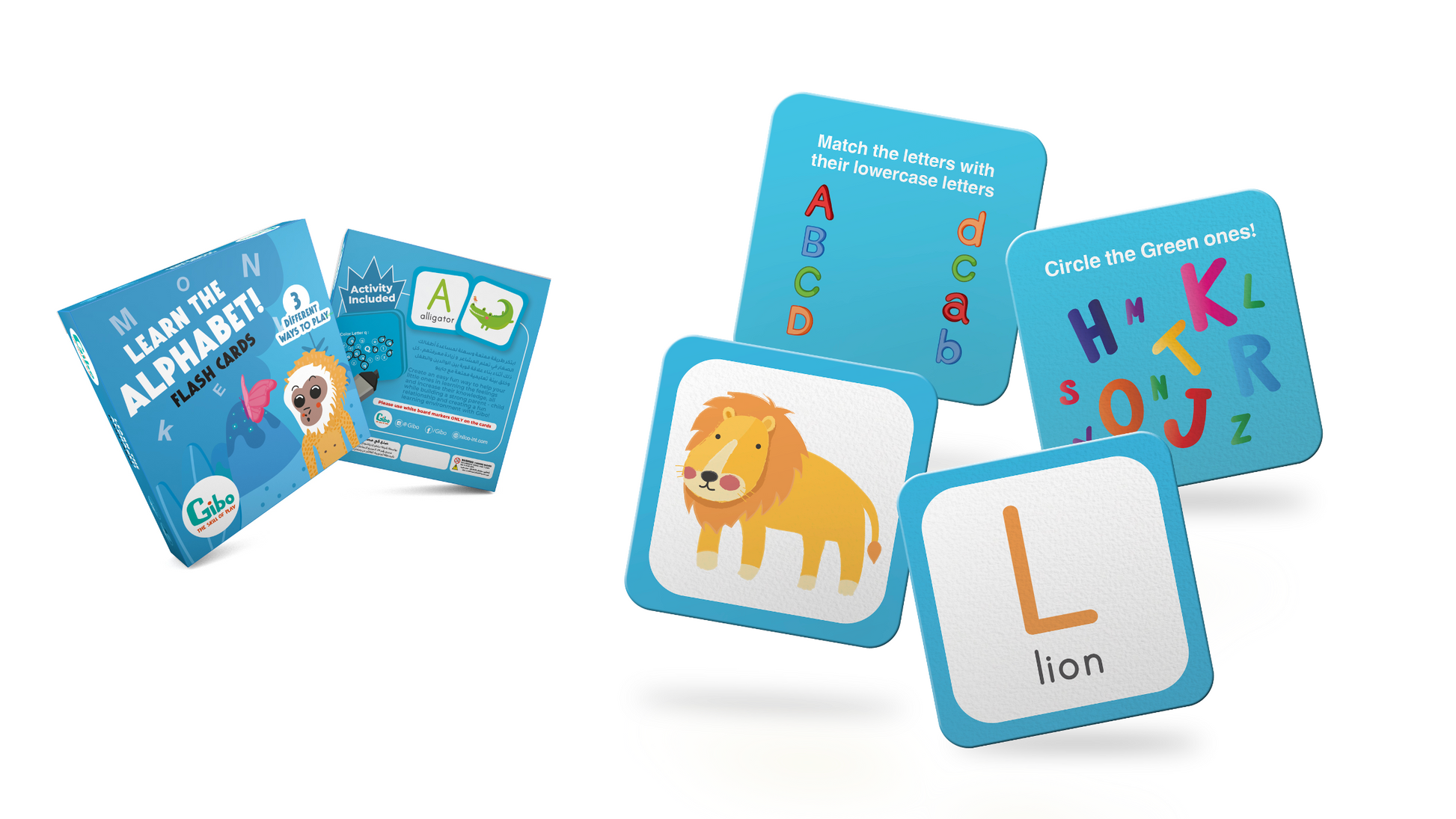 Gibo Flash Card Learn To Alphabet
