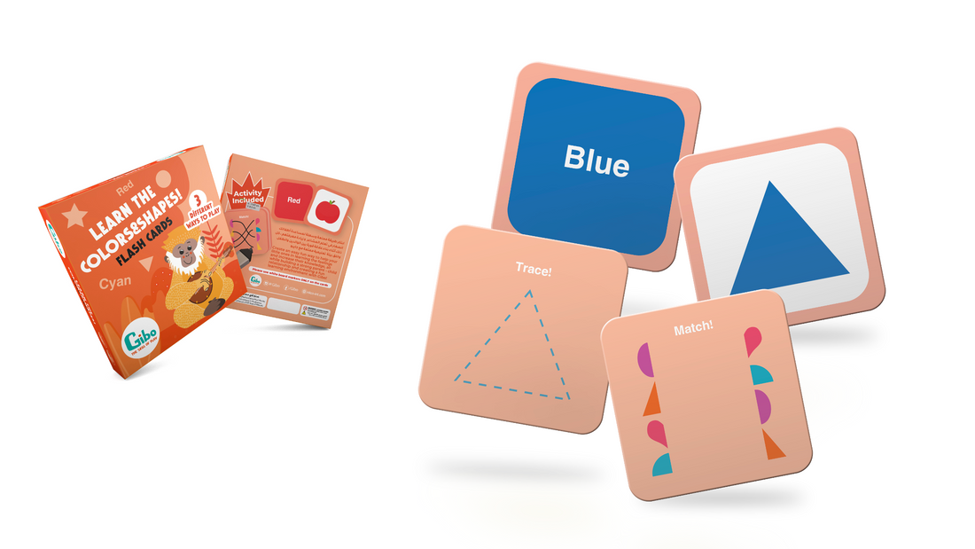 Gibo Flash Card Learn The Colors And Shapes