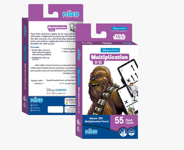 Disney Flash Card Starwars Multiplication