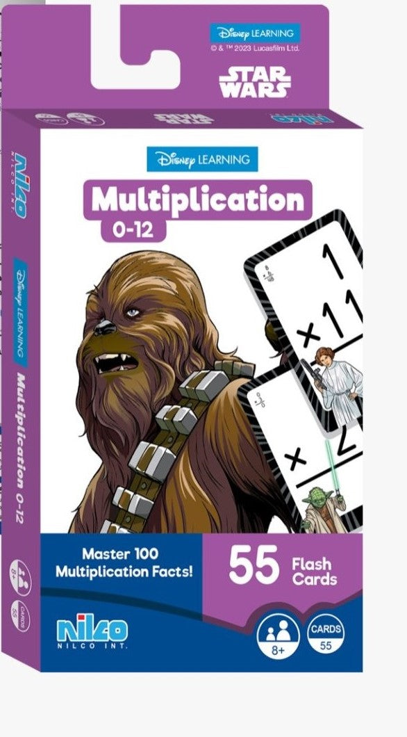 Disney Flash Card Starwars Multiplication