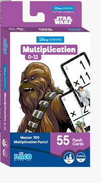 Disney Flash Card Starwars Multiplication
