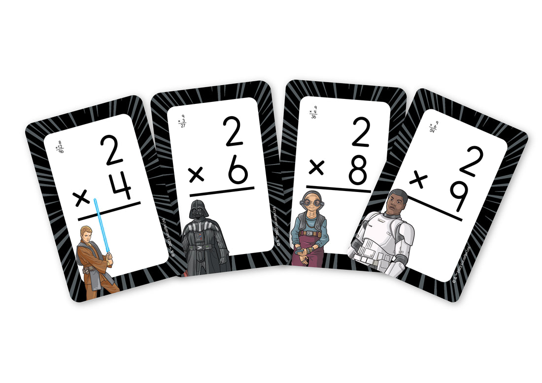 Disney Flash Card Starwars Multiplication