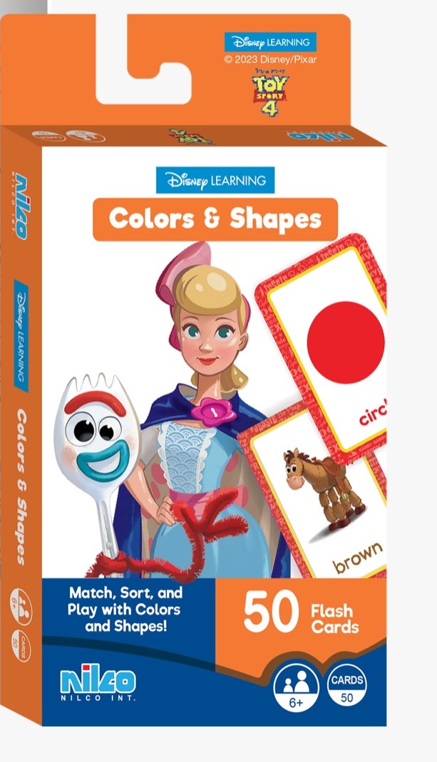 Disney Toy Story 4 Colors And Shapes