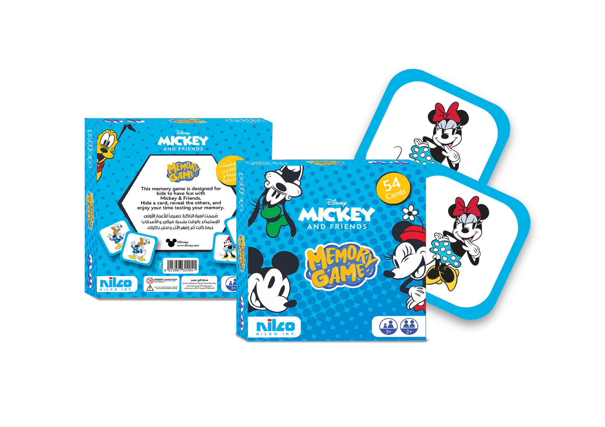 Nilco Disney  Memory Game Mickey And friends
