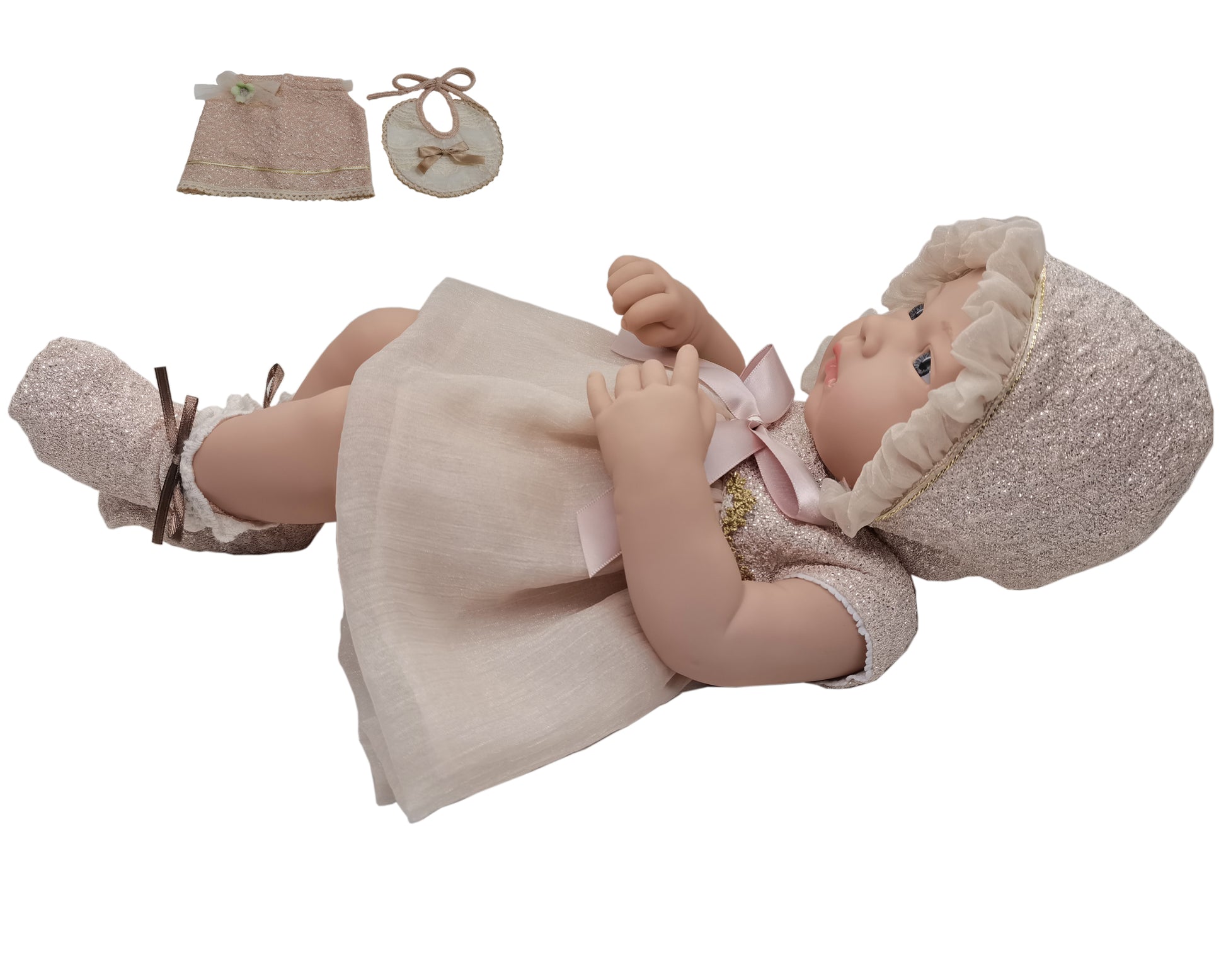 37.5CM baby doll With skirt/

Bibs