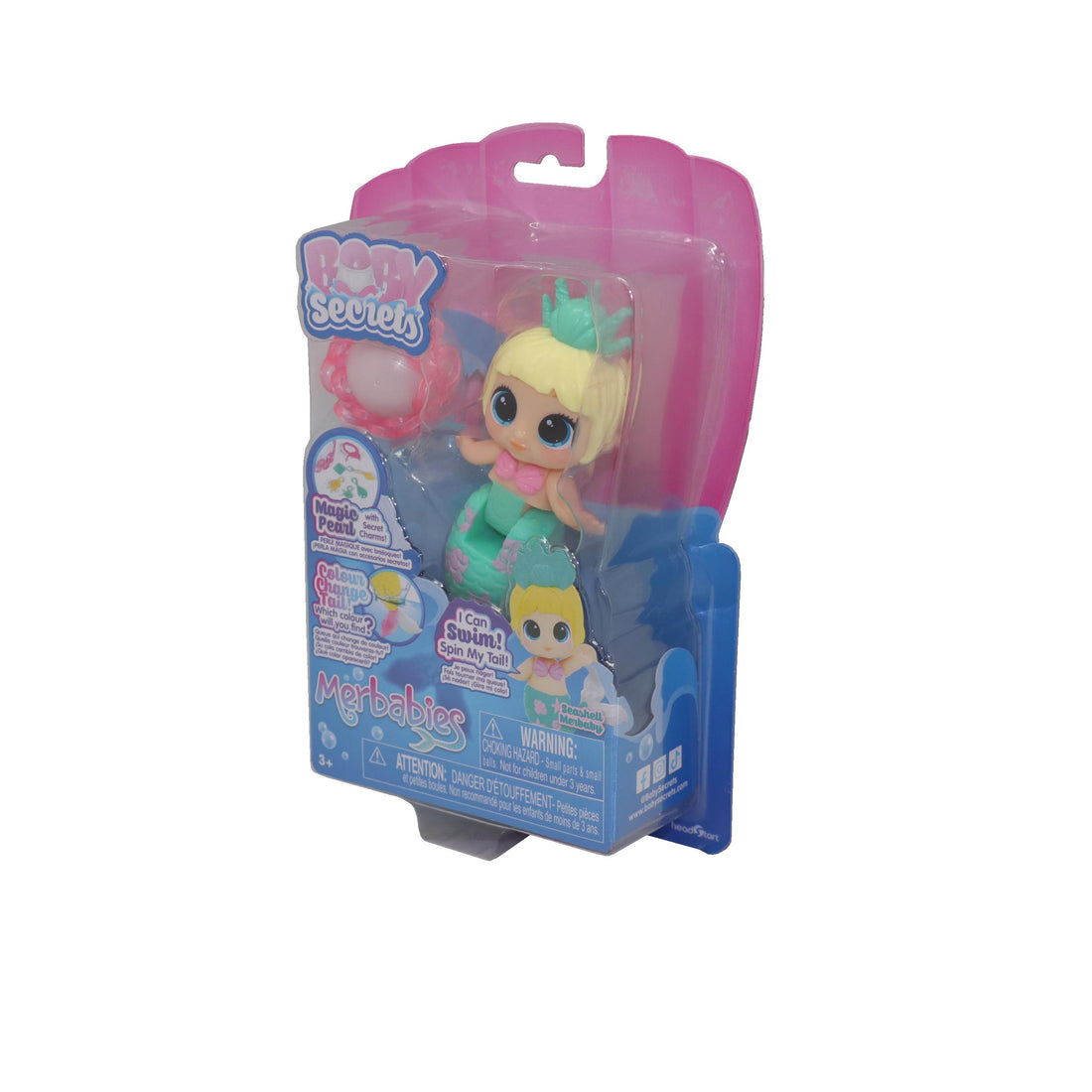 BABY SECRETS - SEASHELL MERBABY